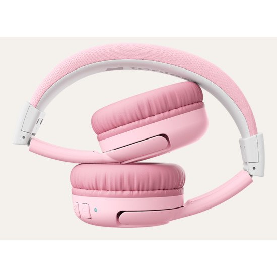 tonies 10003272 casque Casques Sans fil Arceau Musique/Quotidien USB Type-C Bluetooth Rose, Blanc