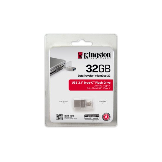 Kingston DataTraveler microDuo 3C USB 3.1 32 Go Kingston DataTraveler microDuo 3C USB 3.1 32 Go