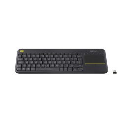 Logitech K400 Plus clavier RF sans fil AZERTY Français Noir