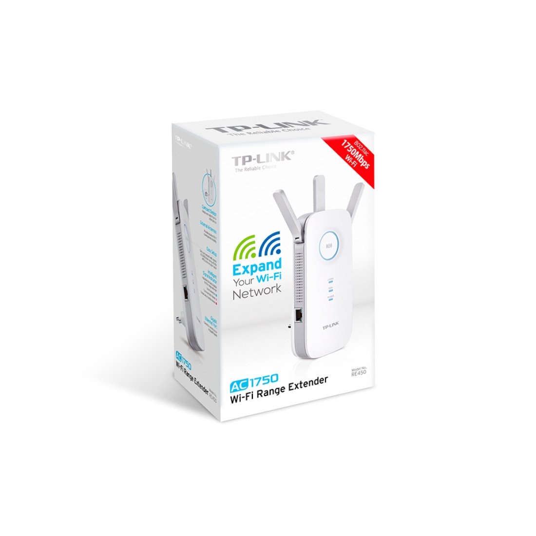 Tp Link Répéteur Wi Fi Bi Bande Ac1750 Re450