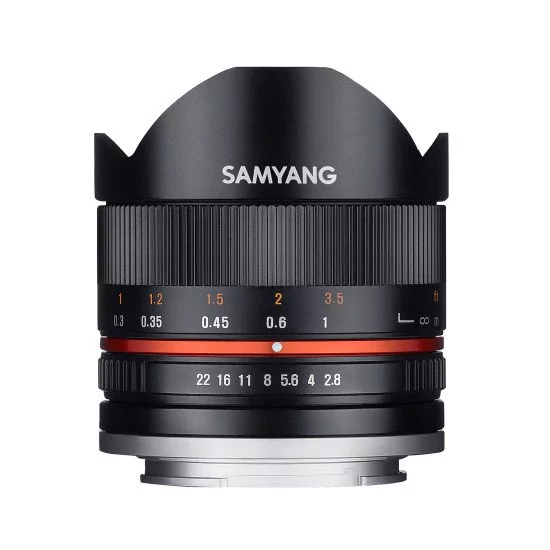 Samyang 8mm F2.8 UMC Fish-eye II SLR Noir Samyang 8mm F2.8 UMC Fish-eye II SLR Noir