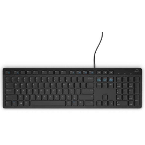 DELL KB216 clavier USB QWERTY Anglais Noir