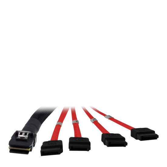 Inter-Tech SFF 8087 - 4 x SATA 1m Noir