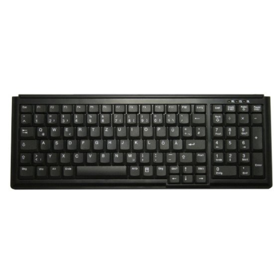 Active Key AK-7000 clavier USB QWERTZ Allemand Noir