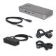 StarTech.com Station d'Accueil USB4, Double Sortie 4K Sans Pilote pour macOS et Windows, Station d'Accueil USB-C Universelle avec Chargeur d'Ordinateur Portable de 100W et 2,5GbE