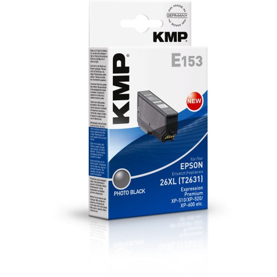 KMP E153 cartouche d'encre 1 pièce(s) Rendement élevé (XL) Photo noire