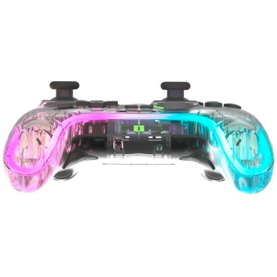 SPEEDLINK RAIT NX Transparent Bluetooth/RF/USB Manette de jeu Analogique/Numérique PC, Android, Nintendo Switch Lite, Nintendo Switch OLED, Playstation 3