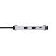 Targus DOCK429GL station d'accueil Avec fil USB4 Argent
