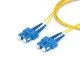 StarTech.com Câble Fibre Optique de 5m Duplex Monomode SC à SC (UPC) OS2, 9/125µm, 40G/100G, Cordon Fibre Optique, Insensible à la Courbure, Faible Perte d'Insertion, Cordon Patch Fibre LSZH StarTech.com Câble Fibre Optique de 5m Duplex Monomode SC à SC (UPC) OS2, 9/125µm, 40G/100G, Cordon Fibre Optique, Insensible à la Courbure, Faible Perte d'Insertion, Cordon Patch Fibre LSZH