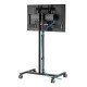 Manhattan Support sur roulettes pour TV/moniteurs, écrans 34" à 55", Compatibilité VESA : de 200x200 à 400x400 mm (vérifiez les dimensions des quatre trous de fixation à l'arrière), charge max. 35 kg, hauteur réglable sur 4 niveaux