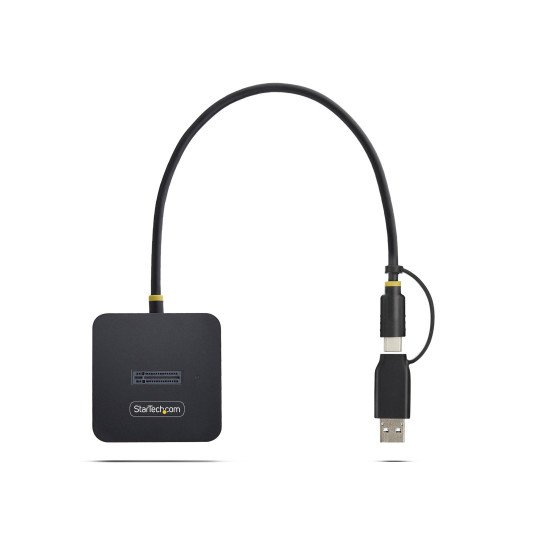 StarTech.com Dock Adaptateur USB-C/USB-A vers M.2 NVMe, 10 Gbps, Lecteur SSD Externe M.2 NVMe Sans Outil, B+M/M-Key