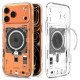 Spigen Ultra Hybrid (MagFit) Neo One coque de protection pour téléphones portables 16 cm (6.3") Housse Noir, Transparent