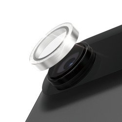 PanzerGlass ® Hoops® Camera Lens Protector Glitter Silver iPhone Air Protection d'écran transparent Apple 1 pièce(s)