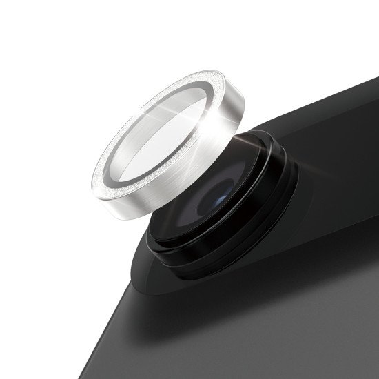 PanzerGlass ® Hoops® Camera Lens Protector Glitter Silver iPhone Air Protection d'écran transparent Apple 1 pièce(s)
