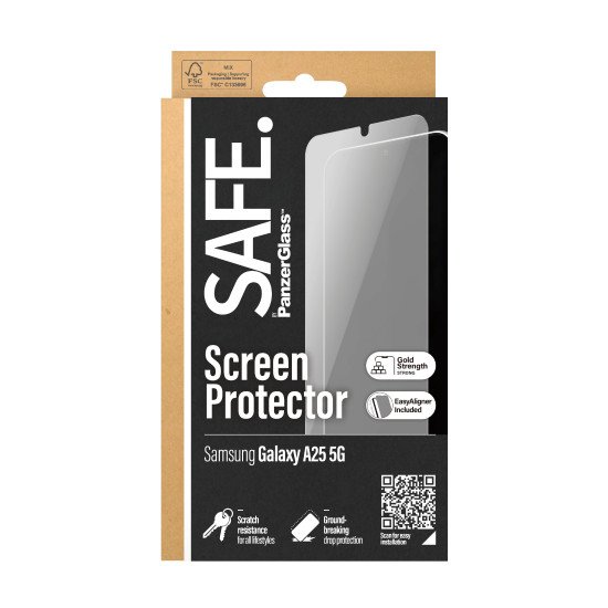 PanzerGlass SAFE95680 écran et protection arrière de téléphones portables Protection d'écran transparent Samsung 1 pièce(s)