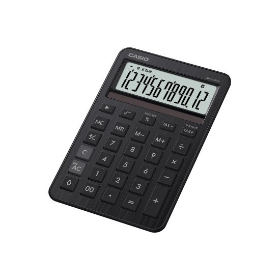 Casio MS-200DQ calculatrice Bureau Calculatrice basique Noir