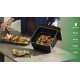 Bosch Serie 6 MAFD661B7 friteuse Double 12 L Autonome 2800 W Friteuse d'air chaud Noir