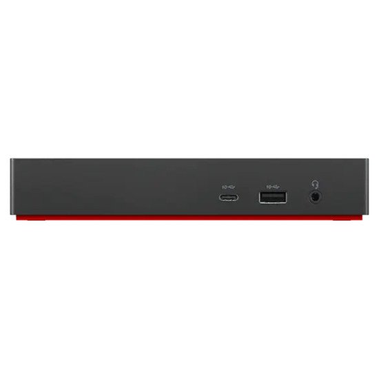 Lenovo 40AY0135UK station d'accueil Avec fil USB 3.2 Gen 1 (3.1 Gen 1) Type-C Noir