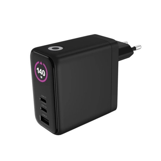 Mobile Origin MO-140WDCH-PW21 chargeur d'appareils mobiles Universel Noir Secteur Charge rapide Intérieure