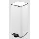 Brabantia Bo Pedal Bin 30 L Rectangulaire Acier Blanc
