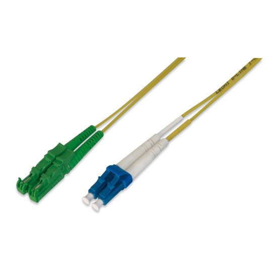 ASSMANN Electronic AL-9E2000LC-02I câble de fibre optique 2 m E-2000 (APC) LC/PC LSZH OS2 Jaune