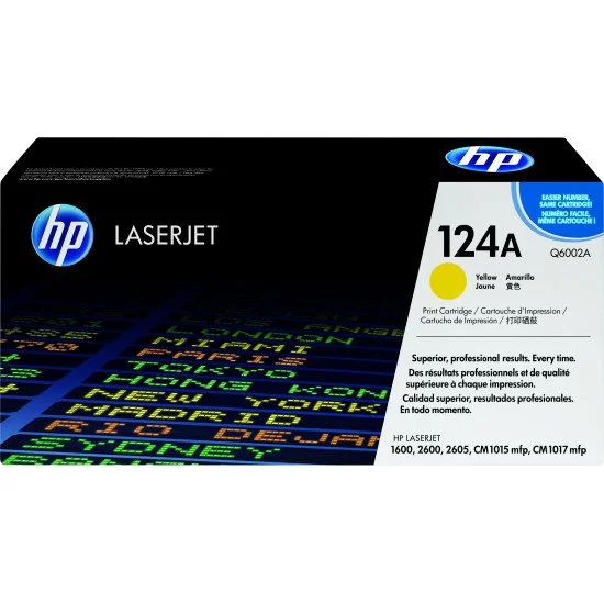 HP 124A Original Jaune 1 pièce(s) HP 124A Original Jaune 1 pièce(s)