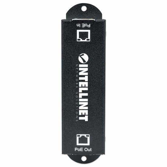 Intellinet Répéteur-extenseur PoE+ Gigabit haute puissance, IEEE 802.3at/af, Alimentation par Ethernet, Power Over Ethernet, boîtier métal, garantie de 3 ans
