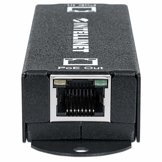 Intellinet Répéteur-extenseur PoE+ Gigabit haute puissance, IEEE 802.3at/af, Alimentation par Ethernet, Power Over Ethernet, boîtier métal, garantie de 3 ans