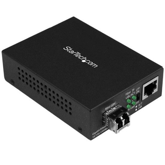 StarTech.com Convertisseur de média Gigabit Ethernet fibre optique compact - 850nm MM LC - 550 m