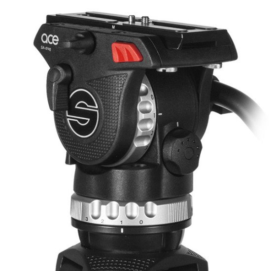Sachtler System Ace M GS trépied Caméras numériques 1 pieds Noir