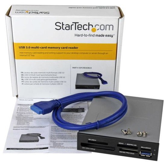 StarTech.com Lecteur multi-cartes interne USB 3.0 avec support UHS-II