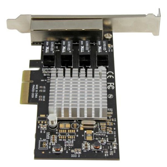 StarTech.com Carte réseau PCI Express à 4 ports Gigabit Ethernet avec chipset Intel I350