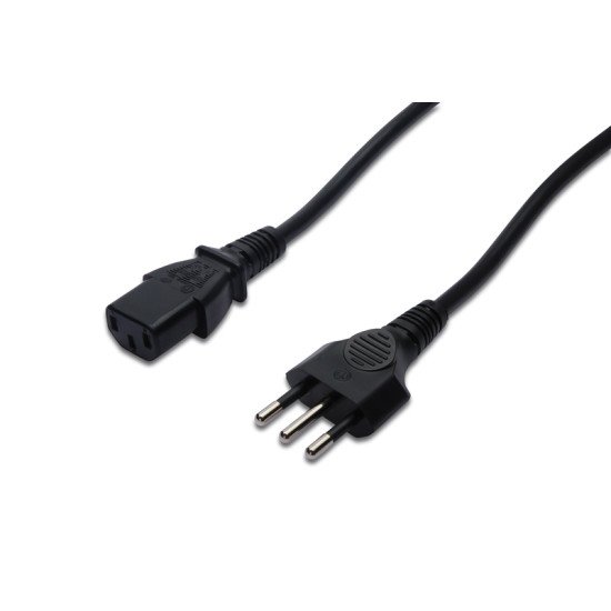 ASSMANN Electronic AK-440113-018-S câble électrique Noir 1,8 m CEI 23-50 Coupleur C13