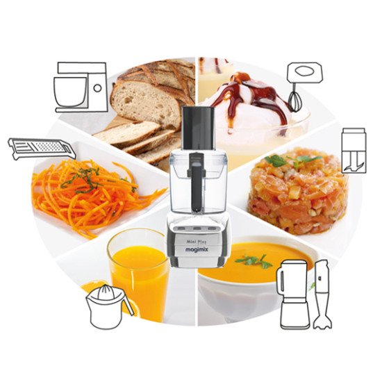 Magimix Mini Plus robot de cuisine 400 W 1,7 L Noir Magimix Mini Plus robot de cuisine 400 W 1,7 L Noir