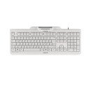 CHERRY KC 1000 SC clavier Bureau USB QWERTY Anglais américain Gris