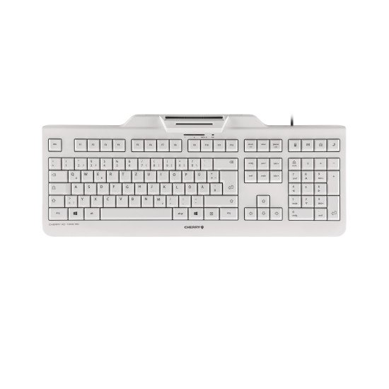 CHERRY KC 1000 SC clavier Bureau USB QWERTY Anglais américain Gris