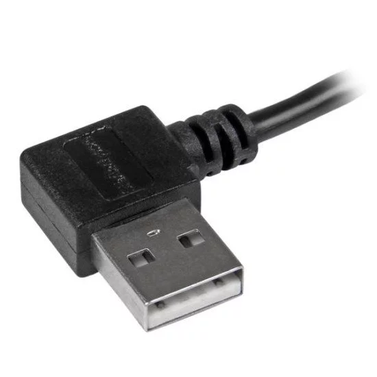 StarTech.com Câble USB A vers Micro B de 2 m avec connecteurs coudés à angle droit - M/M - Noir StarTech.com Câble USB A vers Micro B de 2 m avec connecteurs coudés à angle droit - M/M - Noir
