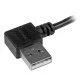 StarTech.com Câble USB A vers Micro B de 2 m avec connecteurs coudés à angle droit - M/M - Noir StarTech.com Câble USB A vers Micro B de 2 m avec connecteurs coudés à angle droit - M/M - Noir