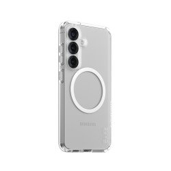 PanzerGlass CARE by ® Flagship Case Transparent Urban Combat w. White Qi Compatible Samsung Galaxy S25 coque de protection pour téléphones portables Housse