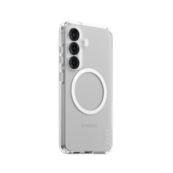 PanzerGlass CARE by ® Flagship Case Transparent Urban Combat w. White Qi Compatible Samsung Galaxy S25 coque de protection pour téléphones portables Housse PanzerGlass CARE by ® Flagship Case Transparent Urban Combat w. White Qi Compatible Samsung Galaxy S25 coque de protection pour téléphones portables Housse