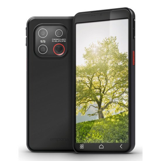 Emporia emporiaSMART.ME7 13,8 cm (5.45") SIM unique Android 15 4G USB Type-C 6 Go 128 Go 3500 mAh Noir