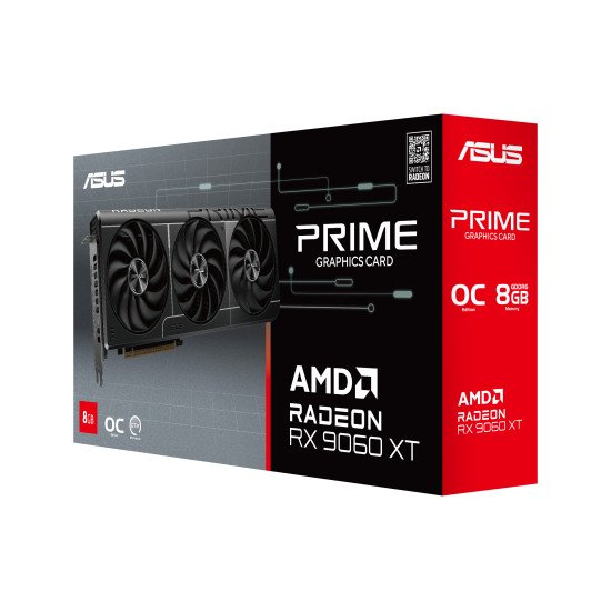 ASUS Prime -RX9060XT-O8G AMD Radeon RX 9060 XT 8 Go GDDR6