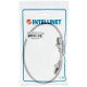 Intellinet Câble patch réseau, Cat6, 0,5 m, gris, cuivre, S/FTP, LSOH/LSZH, PVC, RJ45, contacts plaqués or, anti-accroc, avec manchon, garantie à vie