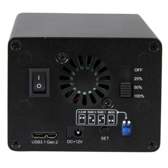 StarTech.com Boîtier USB 3.1 (10 Gb/s) externe pour 2 disques durs SATA de 2,5"