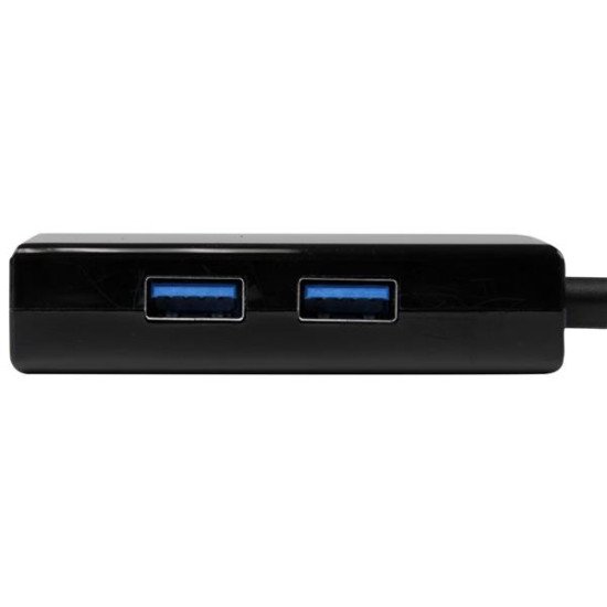 StarTech.com Adaptateur réseau USB 3.0 vers Gigabit Ethernet avec hub USB 3.0 à 2 ports