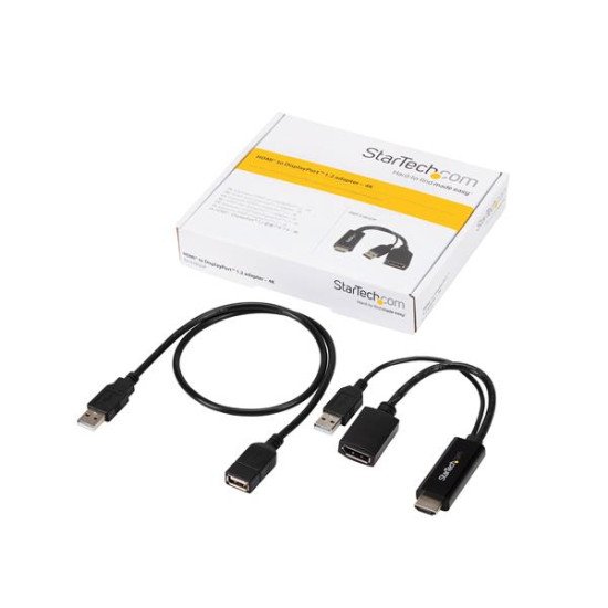 StarTech.com Adaptateur HDMI vers DisplayPort 4K alimenté par USB