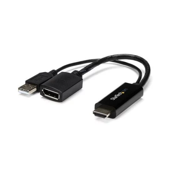 StarTech.com Adaptateur HDMI vers DisplayPort 4K alimenté par USB StarTech.com Adaptateur HDMI vers DisplayPort 4K alimenté par USB