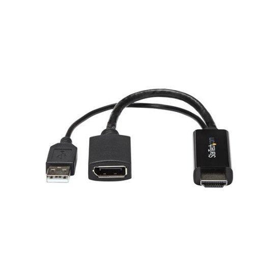 StarTech.com Adaptateur HDMI vers DisplayPort 4K alimenté par USB