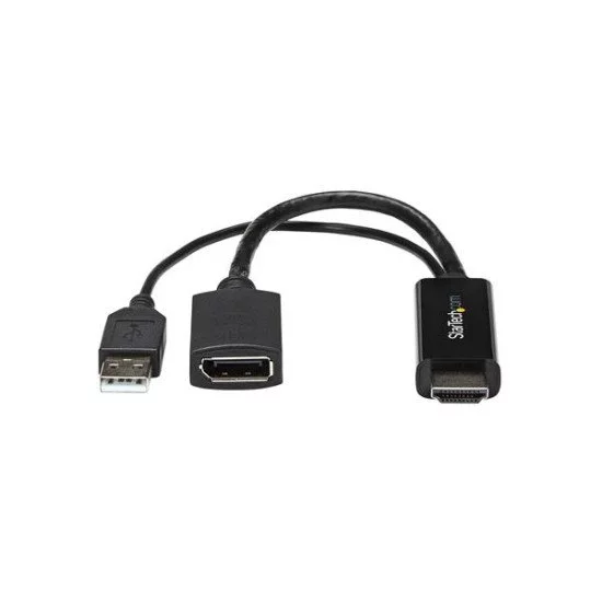StarTech.com Adaptateur HDMI vers DisplayPort 4K alimenté par USB StarTech.com Adaptateur HDMI vers DisplayPort 4K alimenté par USB