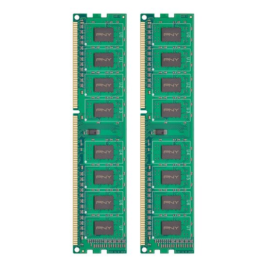 PNY 8GB (2x4GB) PC3-12800 1600MHz DDR3 module de mémoire 8 Go 2 x 4 Go